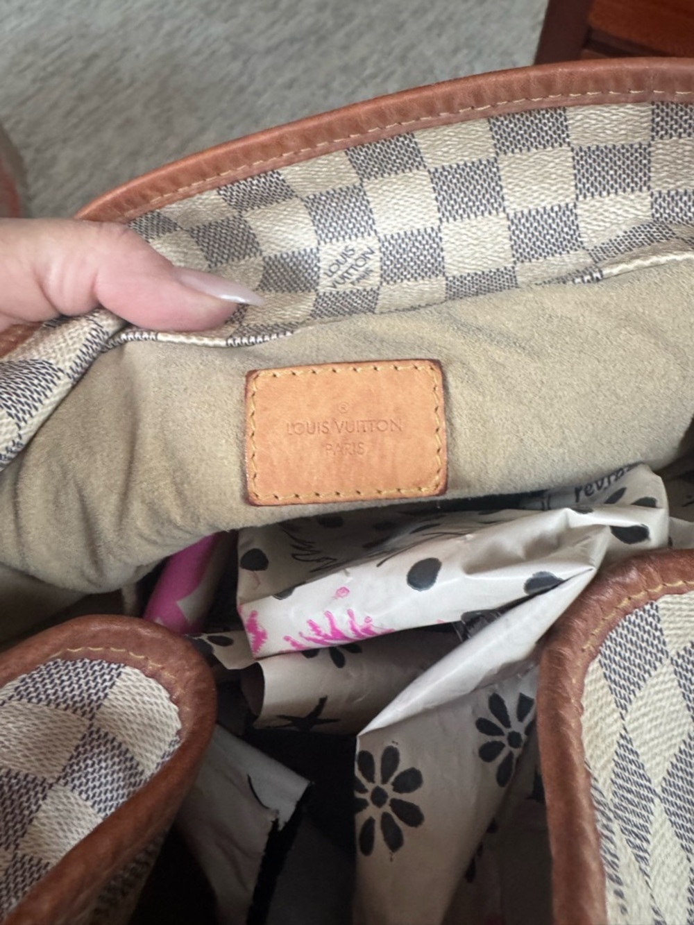 LOUIS VUITTON GM ARTSY AZURE HOBO BAG - Picture 10 of 13